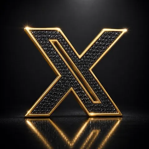 Luxury Black Diamond Logo Render