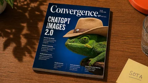 Chameleon Magazine Cover Editorial Photo