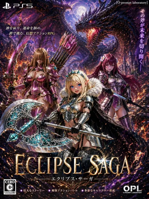 Dark Fantasy Elf Warriors PS5 Cover Art