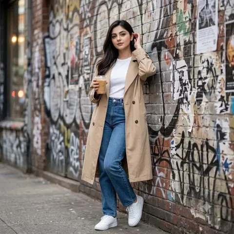Urban Coffee Lifestyle Portrait