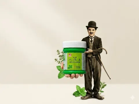 Vintage Comedian Presents Anti-Itch Cream