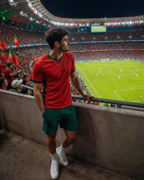 Portuguese Fan World Cup Stadium