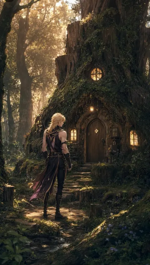 Enchanted Forest Tree Stump Cottage
