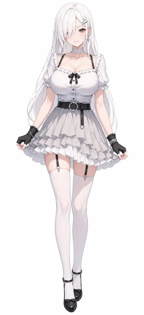 Gothic Anime Fashion Character Design