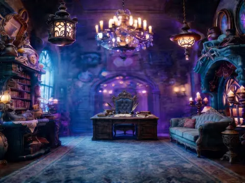 Enchanted Gothic Study Sanctuary