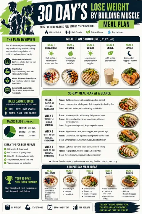 30 Day Fat Loss Muscle Plan
