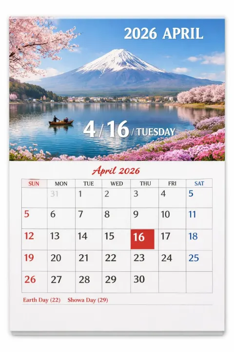 Fuji Cherry Blossom Calendar
