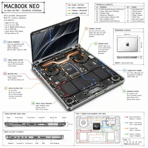 Laptop Internal Hardware Technical Overview