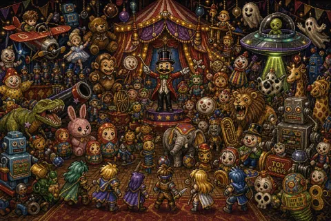 Toy Circus Pixel Battle