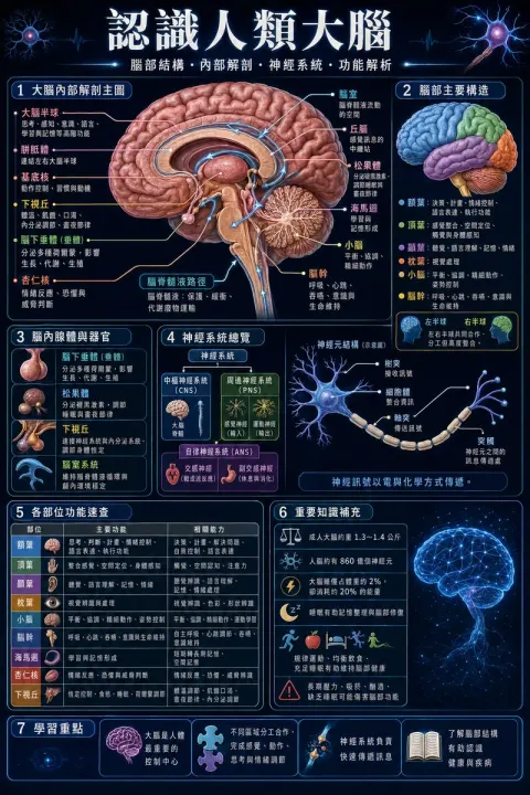 Human Brain Internal Anatomy