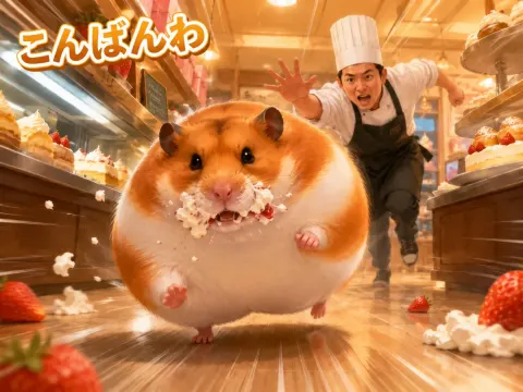Hamster Chaos in Bakery