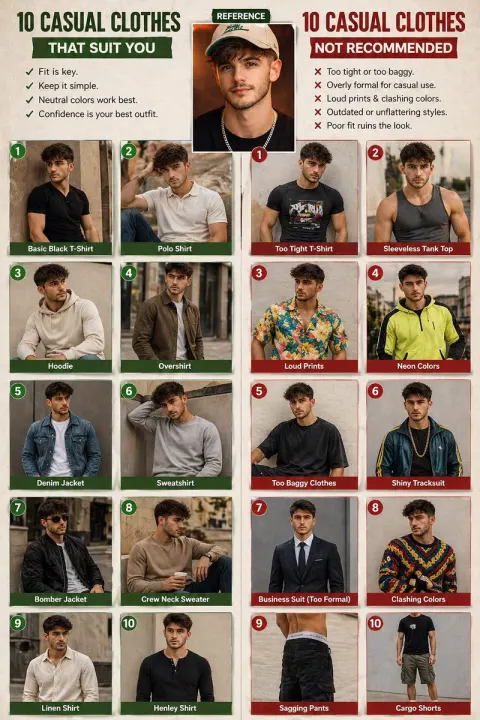 Fashion Outfit Guide Poster Design