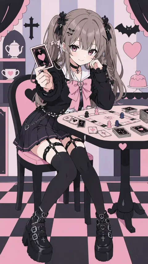 Pastel Goth Tea Room Game
