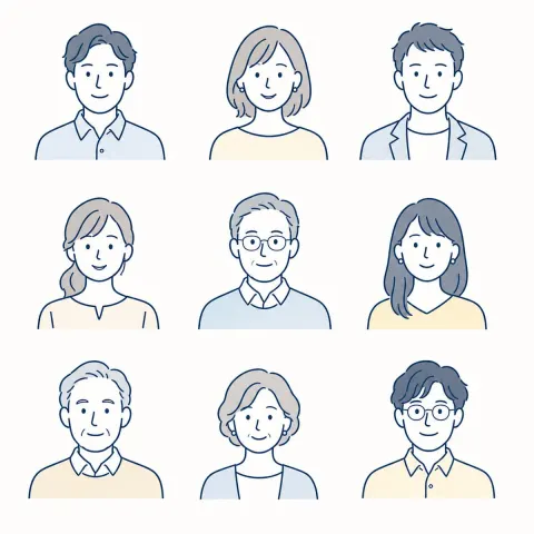 Corporate Avatar Sprite Sheet