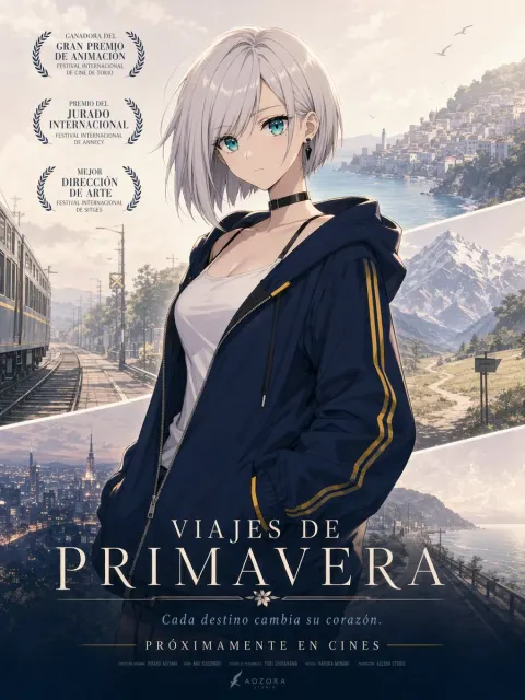 Spring Journey Anime Film Poster