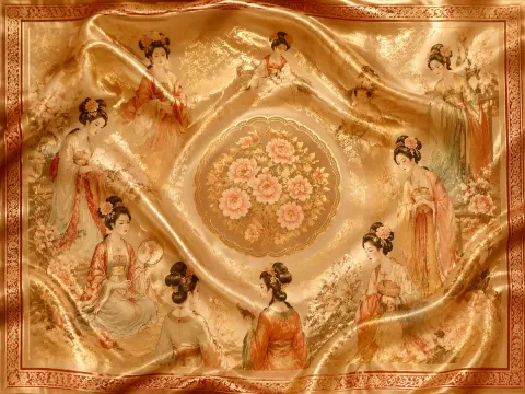 Tang Shawl & Song Teaware