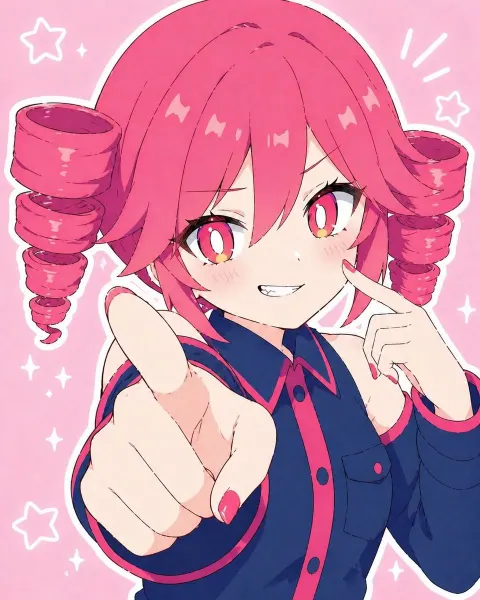 Drill-Tail Idol Pointing at You