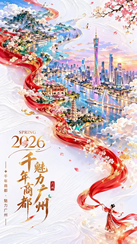 Guangzhou Spring Festival Poster