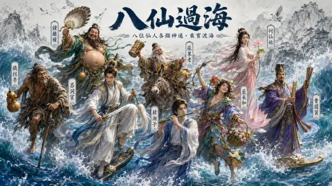 Eight Immortals Cross Fleeting Dream