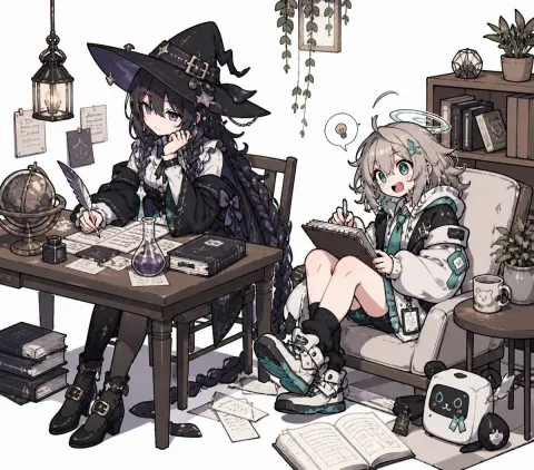 Cozy Anime Study Session