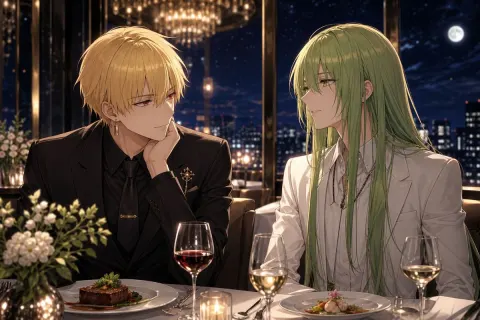 Golden Duo Candlelit Skyline Dinner
