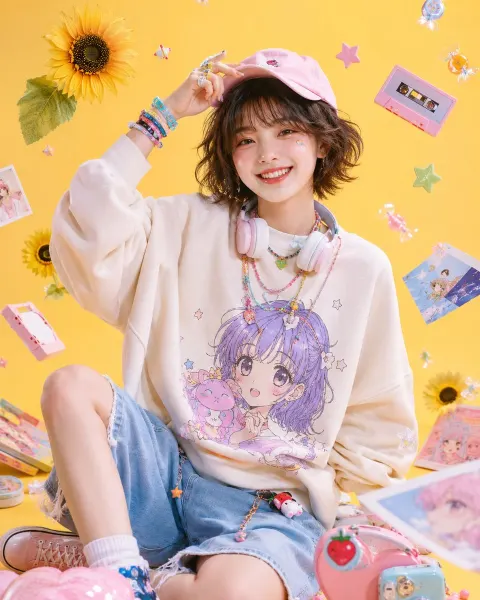 Harajuku Kawaii Pop Fashion Editorial