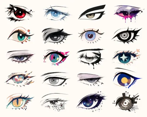Stylized Eyes Design Showcase