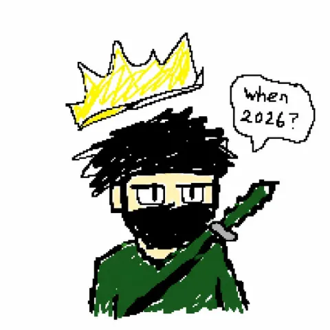 Doodle Ninja King Pixel Art