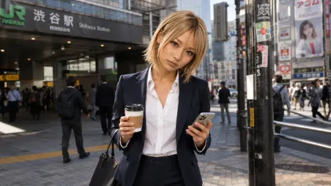 Anonymous Commuter at Shibuya