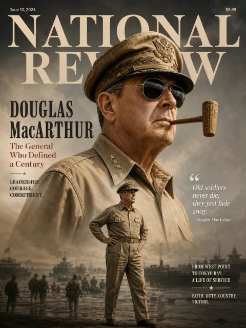 MacArthur Wartime Magazine Cover Art