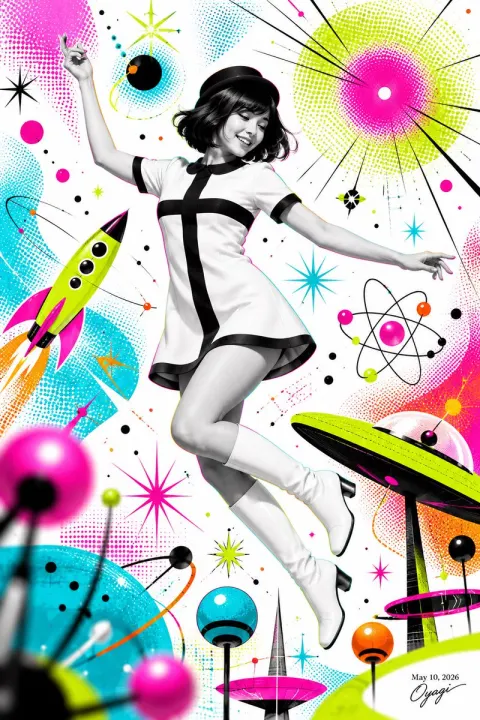 Atomic Age Pop Art Fashion
