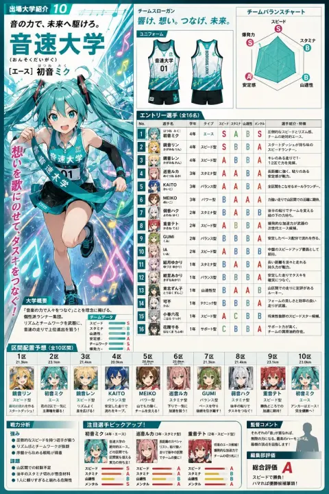 Hatsune Miku Hakone Ekiden Team