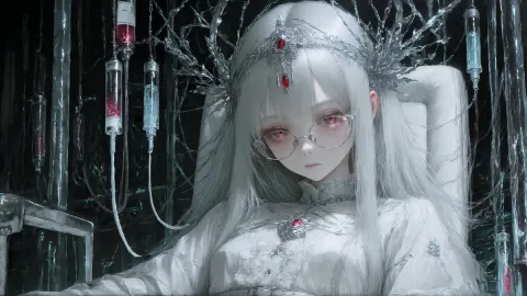 Gothic Sci-Fi Android Princess Portrait