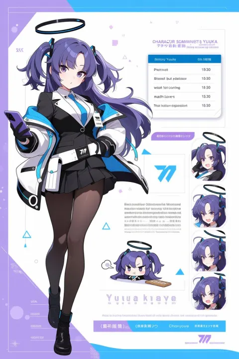 Futuristic Angel Student Character Sheet