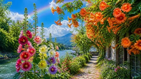 Midsummer Riverside Garden Paradise