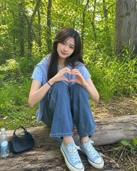 Fresh Forest Girl Summer Portrait