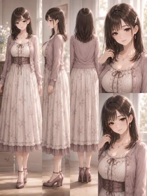 Pastel Lolita Fashion Reference Sheet