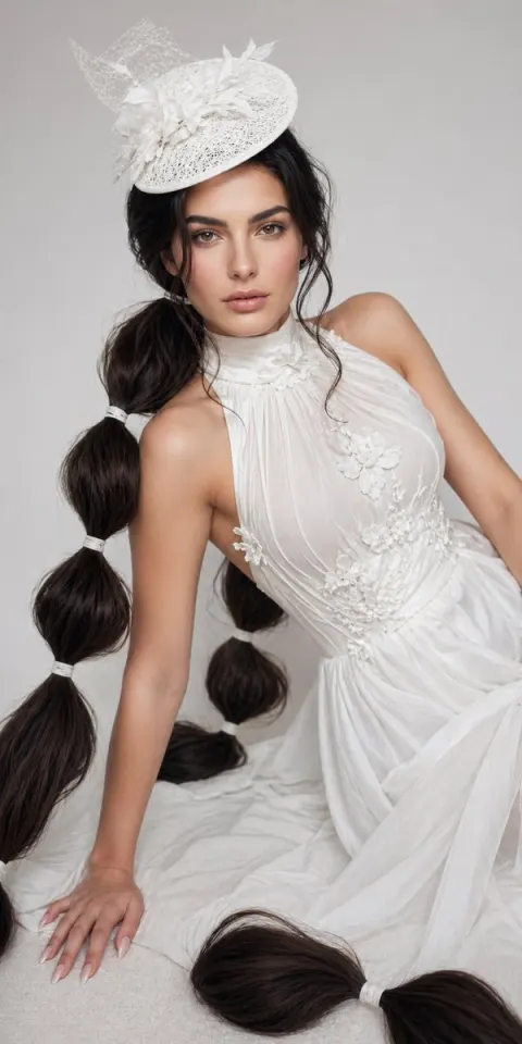 Bubble Braids Bridal Editorial