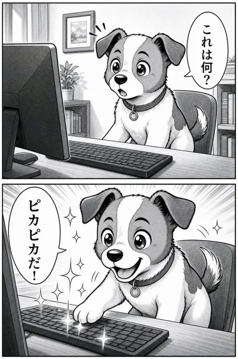 Puppy's Keyboard Discovery