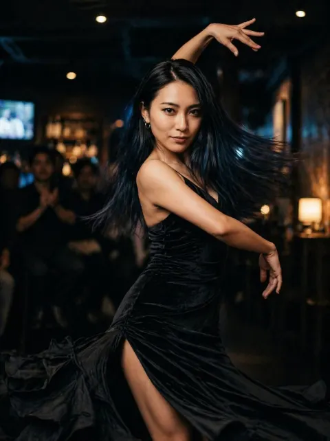 Dramatic Nightlife Dance Photography