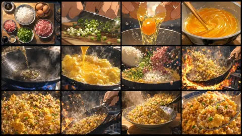 Golden Fried Rice Storyboard