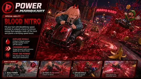 Blood Demon Racer Mario Kart Chaos