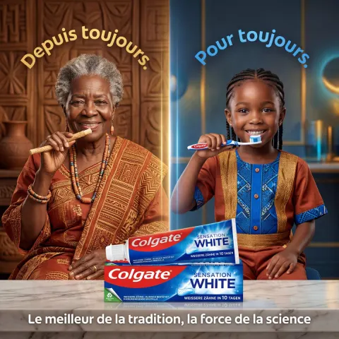 Colgate Tradition Meets Science Ad
