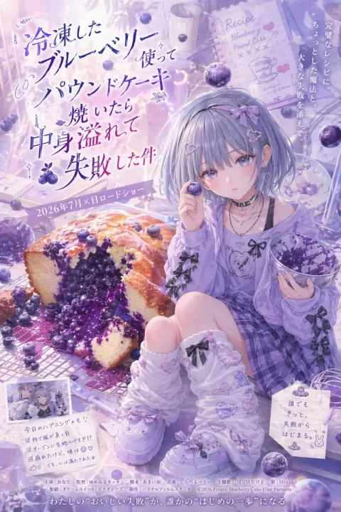 Blueberry Baking Girl Dream