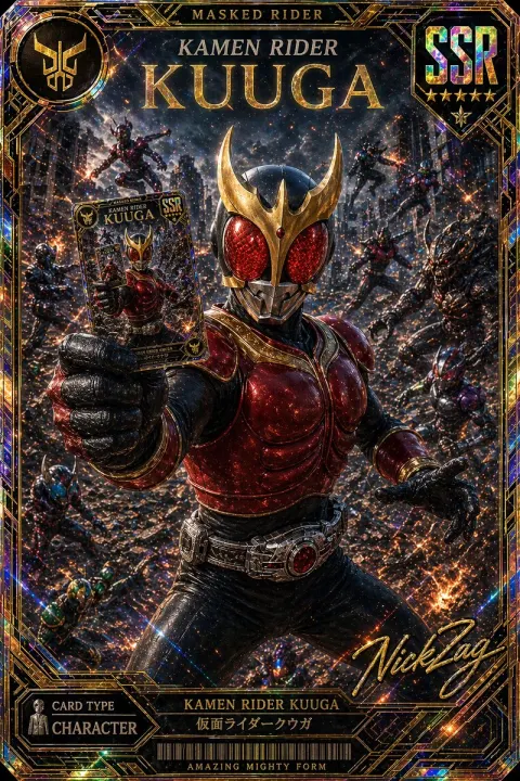 Kamen Rider Kuuga SSR Card Art