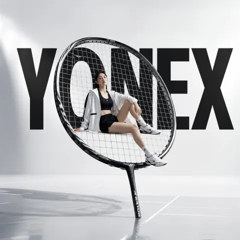 Avant-Garde Badminton Fashion Ad