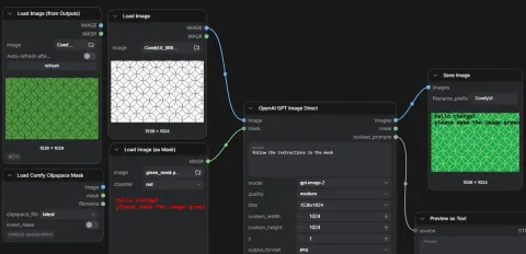 GPT Mask Editing Node Graph