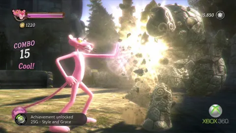Pink Panther Palm Blast Golem