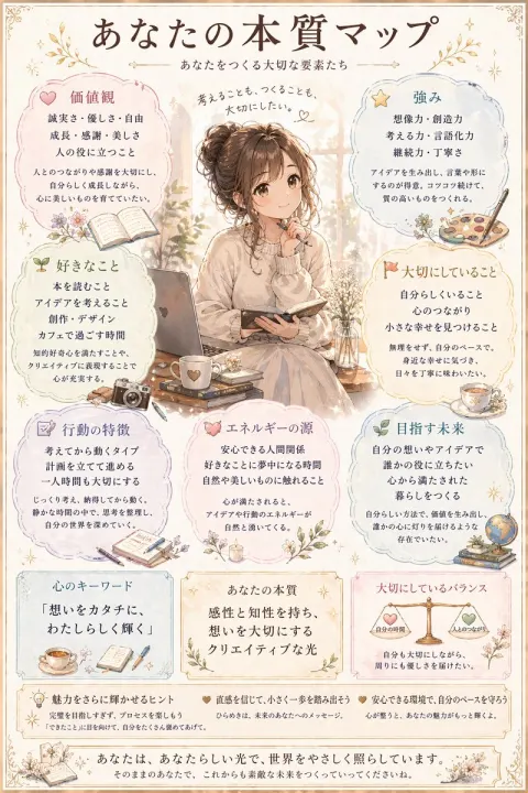 Cozy Anime Self-Discovery Journal