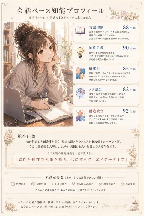 Anime Intellectual Self-Profile Poster